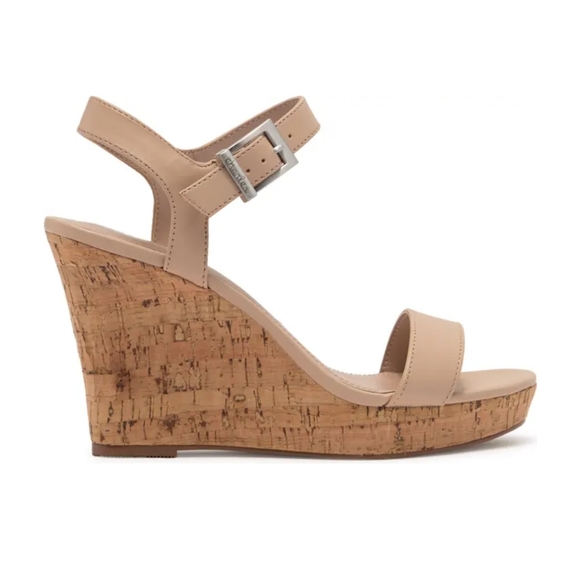 Women's Charles by Charles David Cork Wedge Sandals - Picture 3 of 8